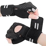 H&F Clicks Gym Gloves, Workout Gloves for Men & Women, Non-Slip Exercise Gloves for Gym. (X-Large)