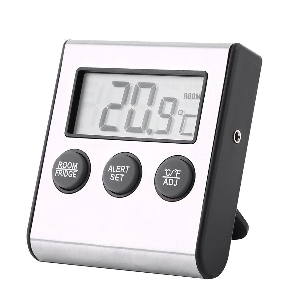 Termometro Digitale Per Frigorifero Con Ampio Display LCD E Memoria Alta Temperatura