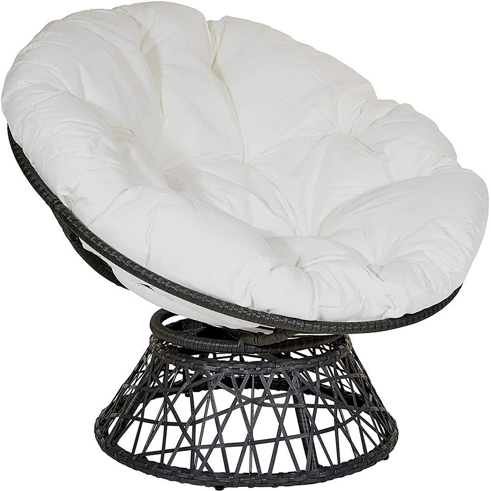 Coussin de sol touffu et tapis de chaise pour terrasse ou coin lecture intérieur