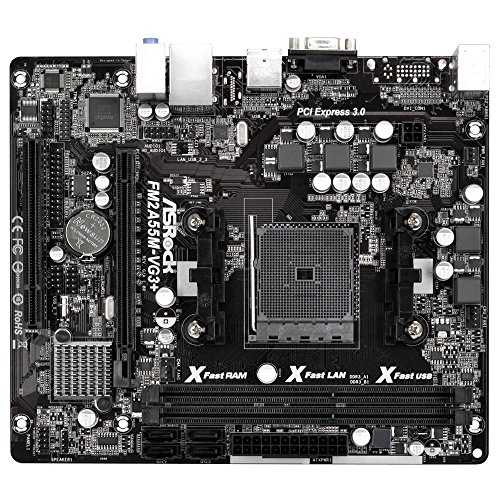 ASRock FM2A55M-VG3 - Placa Base (AMD Socket FM2+ DDR3-SDRAM MicroATX)