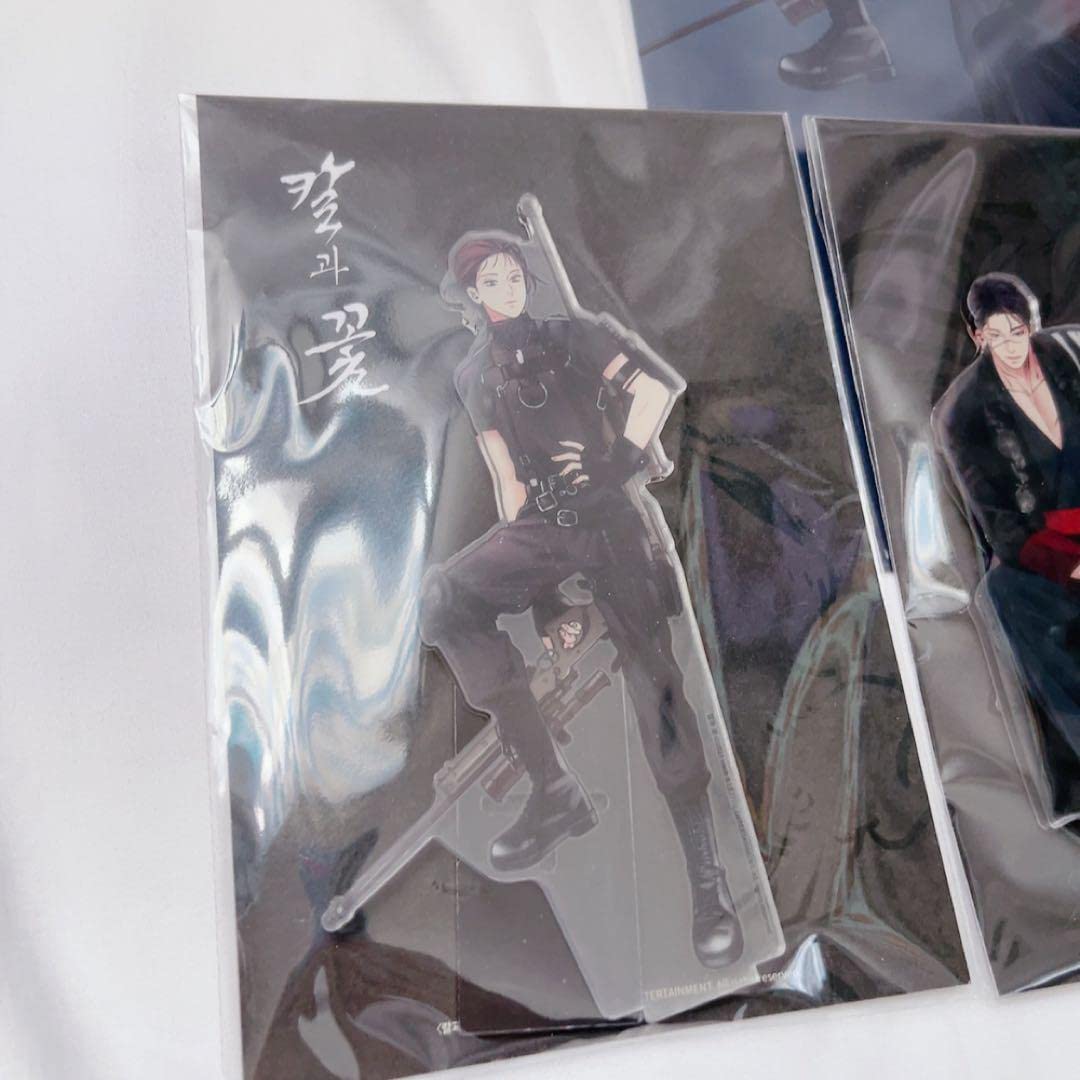 在庫ラスト 雪辱の花 アクリルスタンド 限定グッズ 韓国BL Lezhin