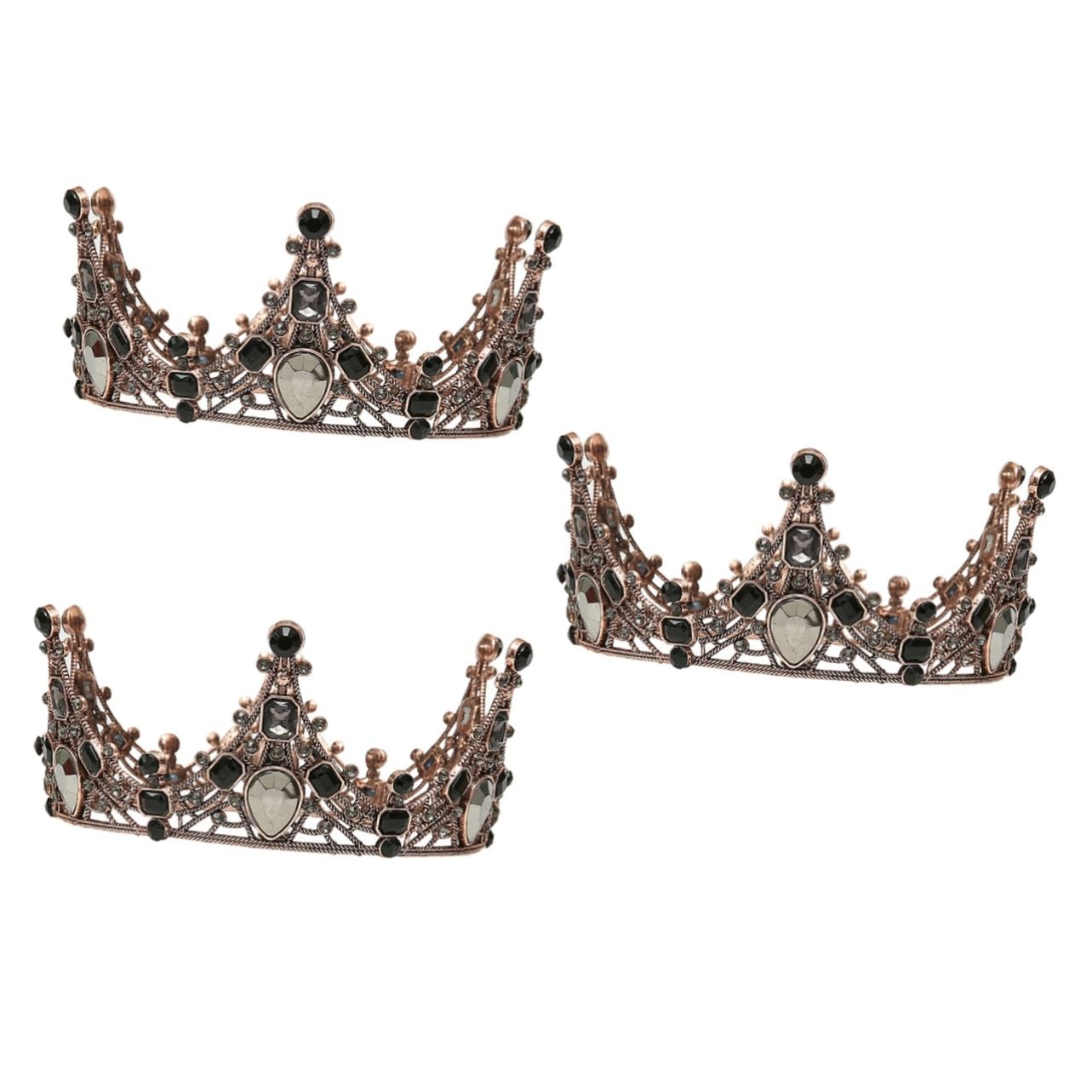 FRCOLOR 3 Pz decorazioni per torte a decorazioni floreali per matrimoni decorazione della torta nuziale decorazione scrivania decorazioni matrimonio arredamento d'epoca tiara fiori