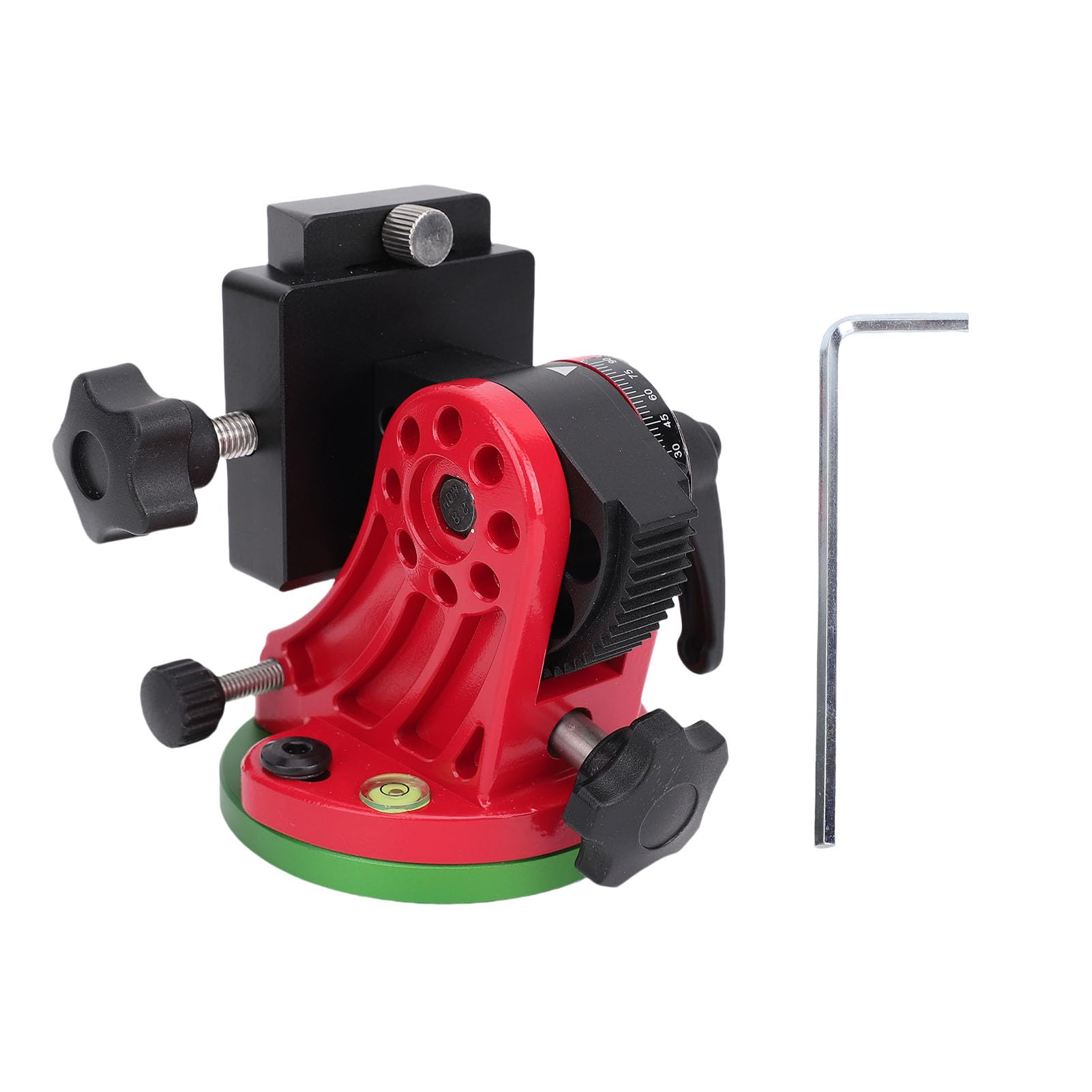 FILFEEL Base de Latitude Compatible Équatorial en Alliage d'aluminium à 90° pour Télescope, Suivi Astrophotographie, Éducation Astronomie – Filetage 3/8"