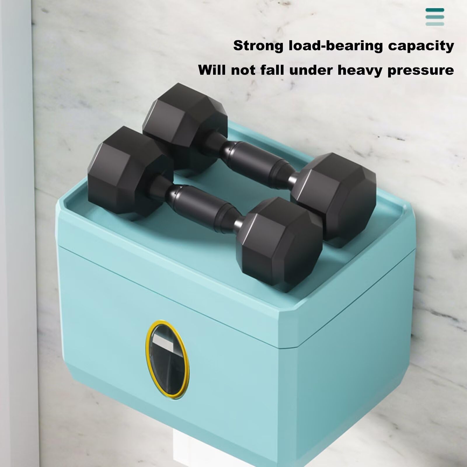 Dispensador de Toallas de Papel Plegable de Montaje en Pared, dispensador de Toallas de Mano Plegables para baño/Aseo, Soporte para Toallas de Papel para el hogar