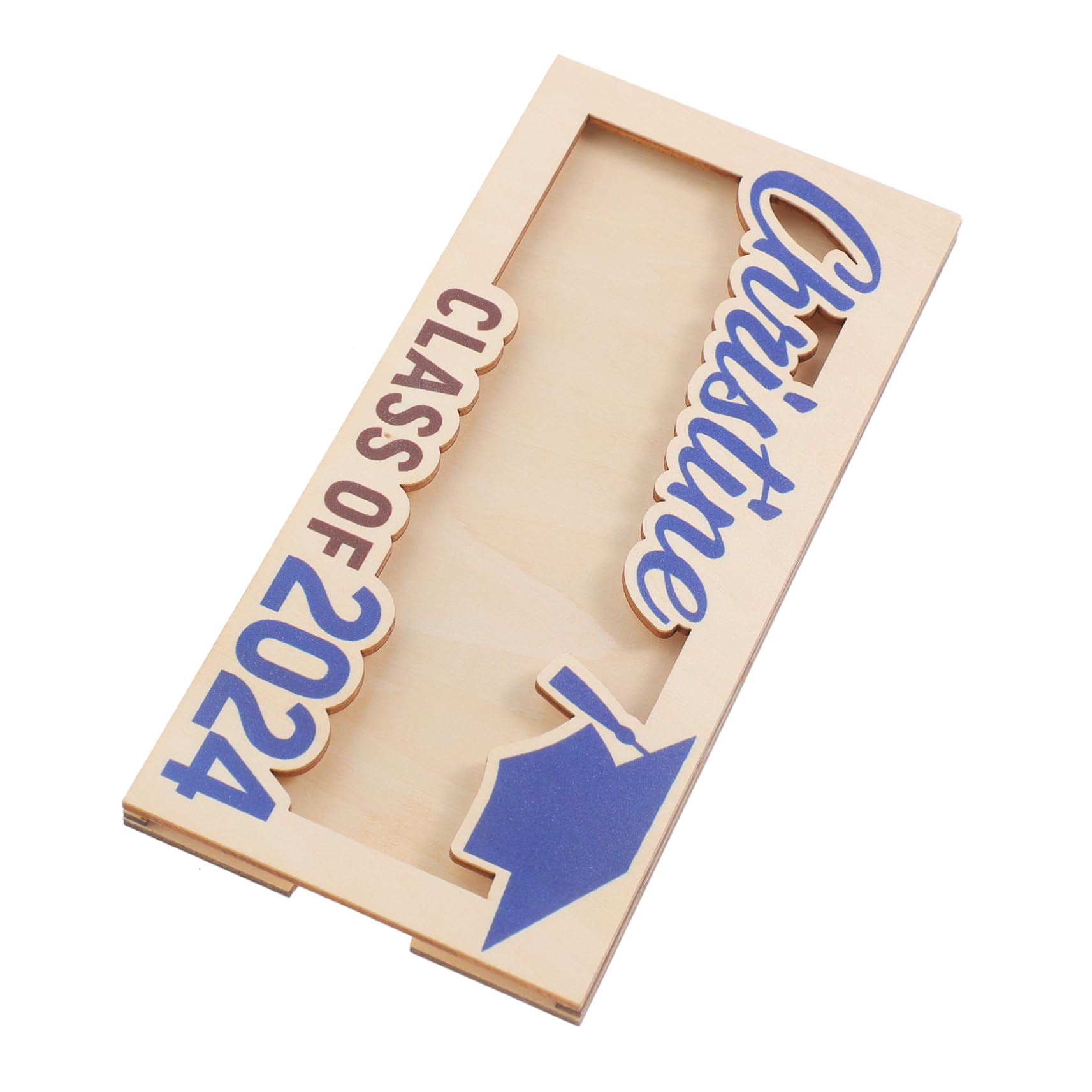 OKUMEYR Wooden Wallet Money Container for Graduation Cash Envelope Money Holder Stylish