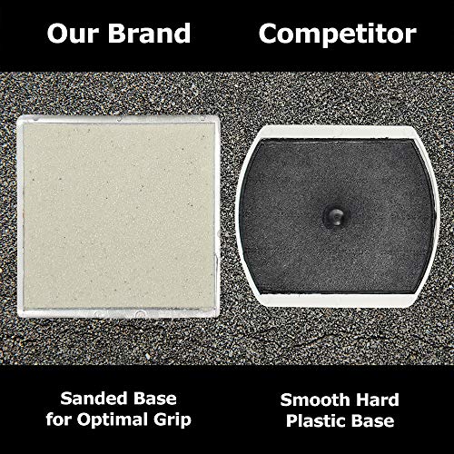 Blue Reflective Road Driveway Marker (2 Pack) - Fire Hydrant Blue Pavement Markers - Dot Peel-N-Stick Blue Reflective Road Marker #TOP3