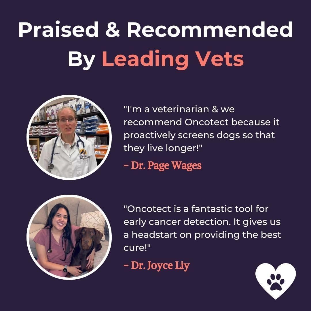 Premium Dog Cancer Screening Test Kit – Non-Invasive, at-Home Urine Test for General Wellness Insights – Suitable for All Breeds and Ages