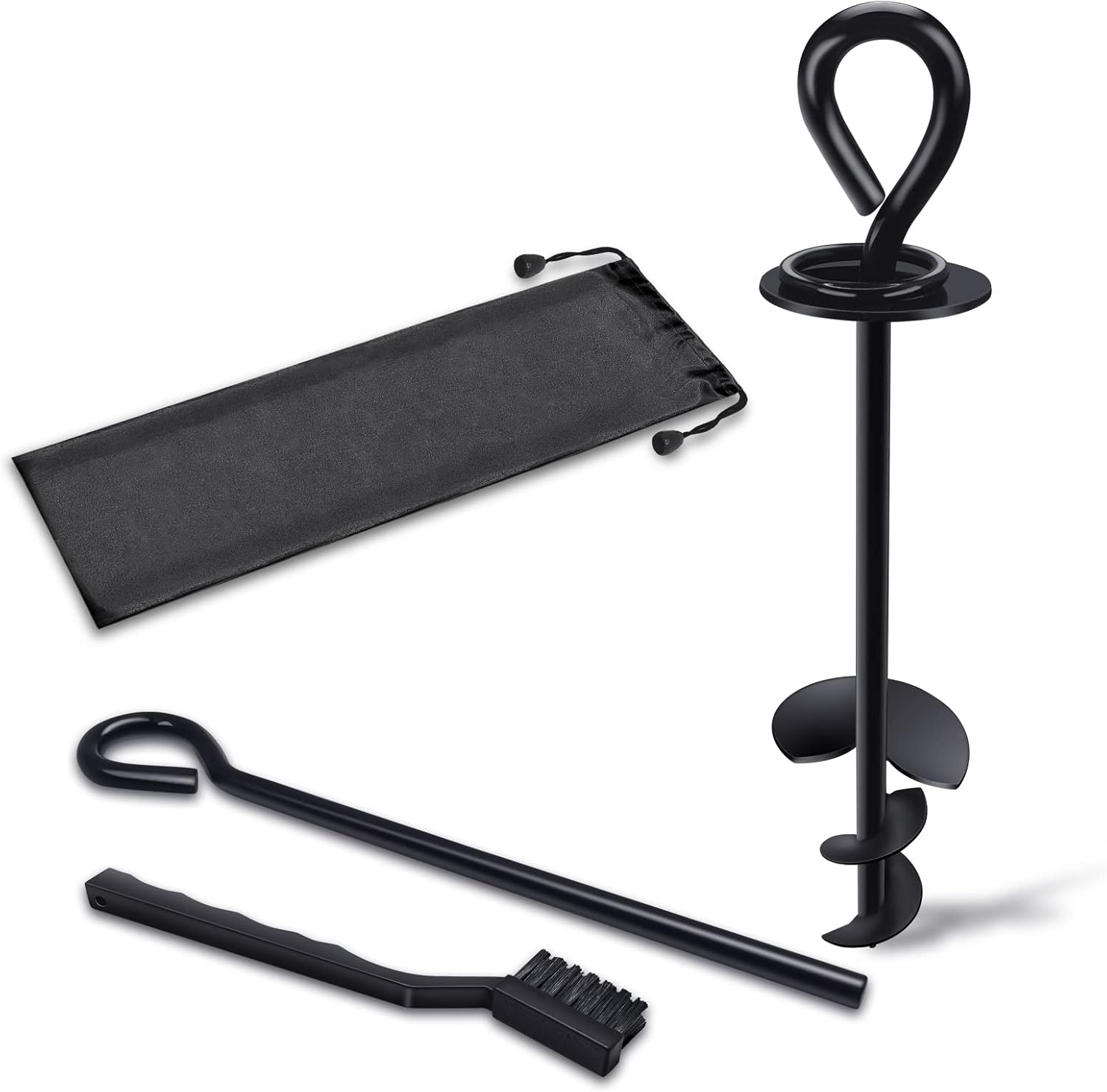 Dog Tie Out Stake for Large Dogs, Heavy Duty Dog Ground Stake for Yard
