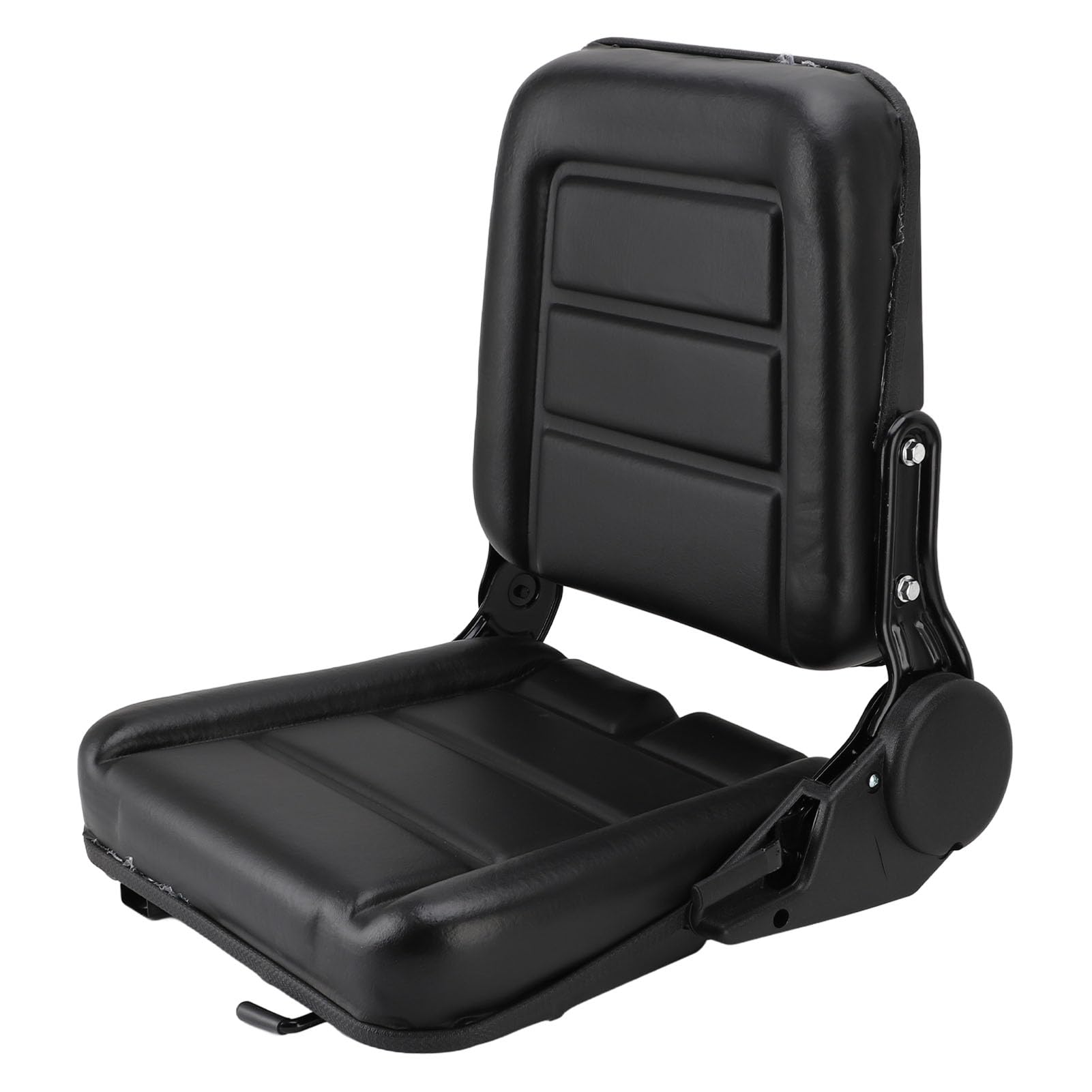 Traktorsitz, Baggersitz aus PU-Leder mit Ergonomischem Design, Verdickte Metallverbindungsplatten, Einfache Installation, Abgerundete Ecken für Gabelstapler, Traktor, Erntemaschine