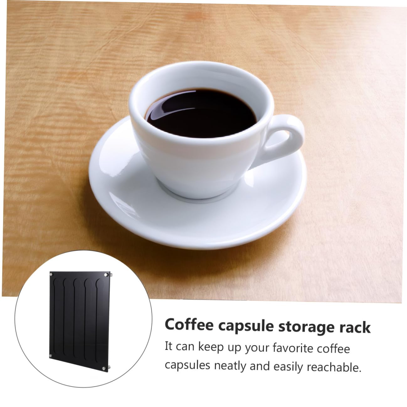 Zerodeko soporte de exhibición de café soportes de estante negros espresso molido estantes de exhibición estante de exhibicion organizador de capsulas de cafe expositor de cápsulas de café