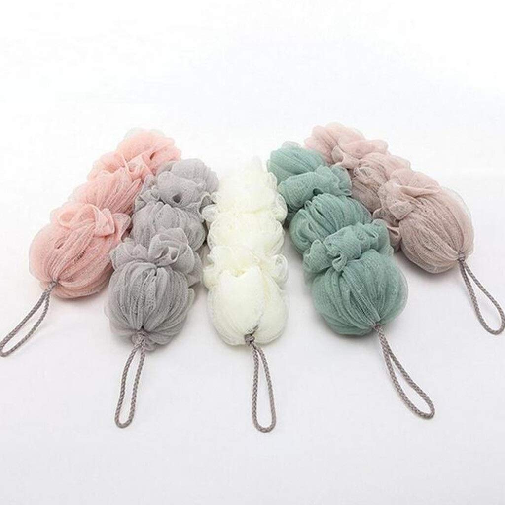 Ręcznik złuszczający Long Loofah Gąbka do kąpieli Pufa Siatkowa piłka Złuszczający Premium Scrubber Prosty ręcznik kąpielowy Scrubber Cleaning Mesh Gąbka pod prysznic Rękawiczki złuszczając