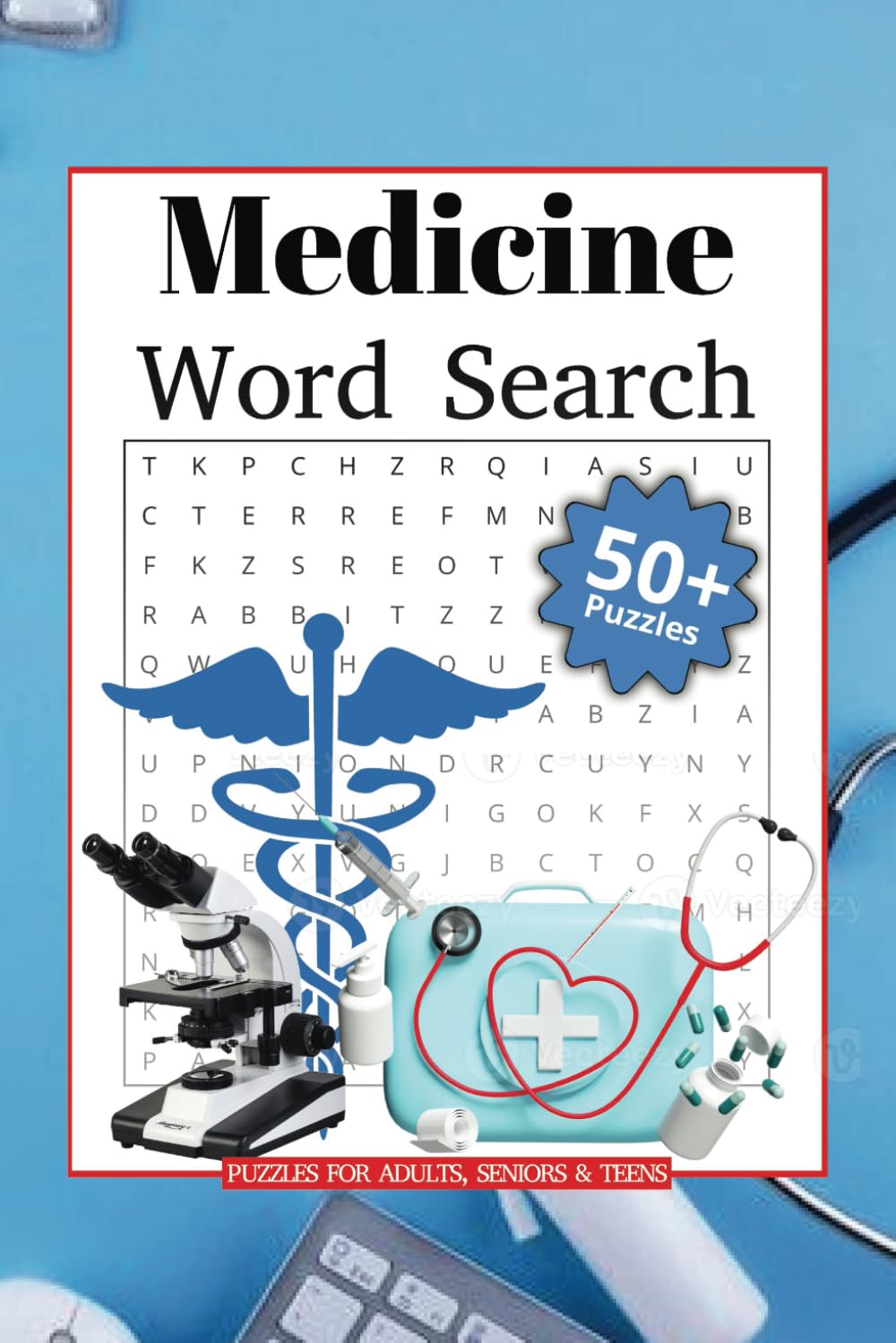 Medicine Word Search Book: Fun and Relaxing Puzzles for Adults, Seniors and Teens