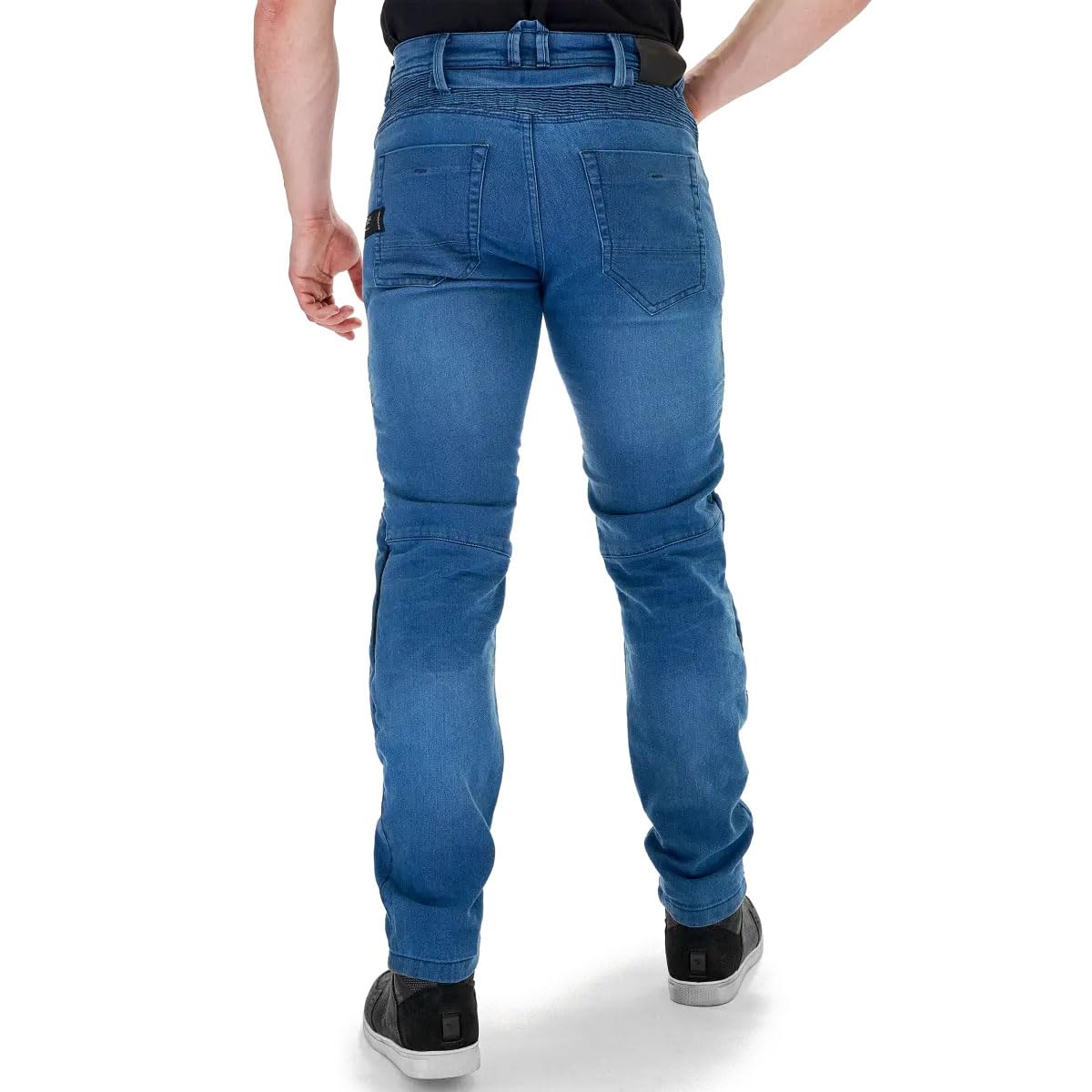 SHIMA Zenith Jeans Moto Hombre Mujer Protectores GFLEXX Homologado Ajustado Textile Vaqueros Urbano Pantalón Protección