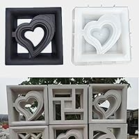 ConcreteMolds ABS Hollow Brick Mold - Lightweight Reusable Easy Demold for Walls, Gardens, Construction & Landscaping (brick2085)