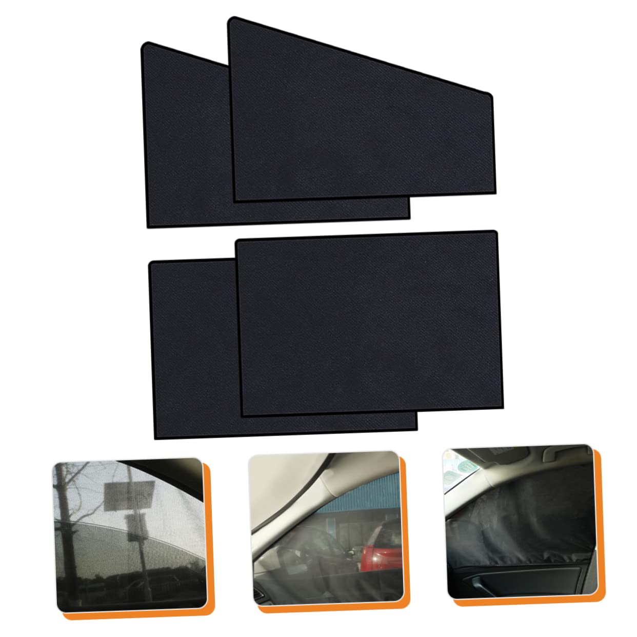 ULTECHNOVO 3sets Tendine Per Finestrini Auto Magnetiche Protezione Uv e Ombra Per Ragazzo Ragazza e Animali Domestici Copertura Completa Per Finestrini Anteriore e Posteriore Facile Da