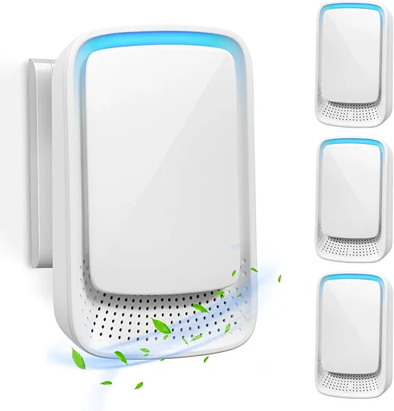 Air Ionizers for Home Plug In:4 Pack Air Purifier Plug in Wall,Negative Ion Generator Portable Air Purifiers for Bedroom Odor for Home,Kitchen, Office,Pets,Smoke Dust