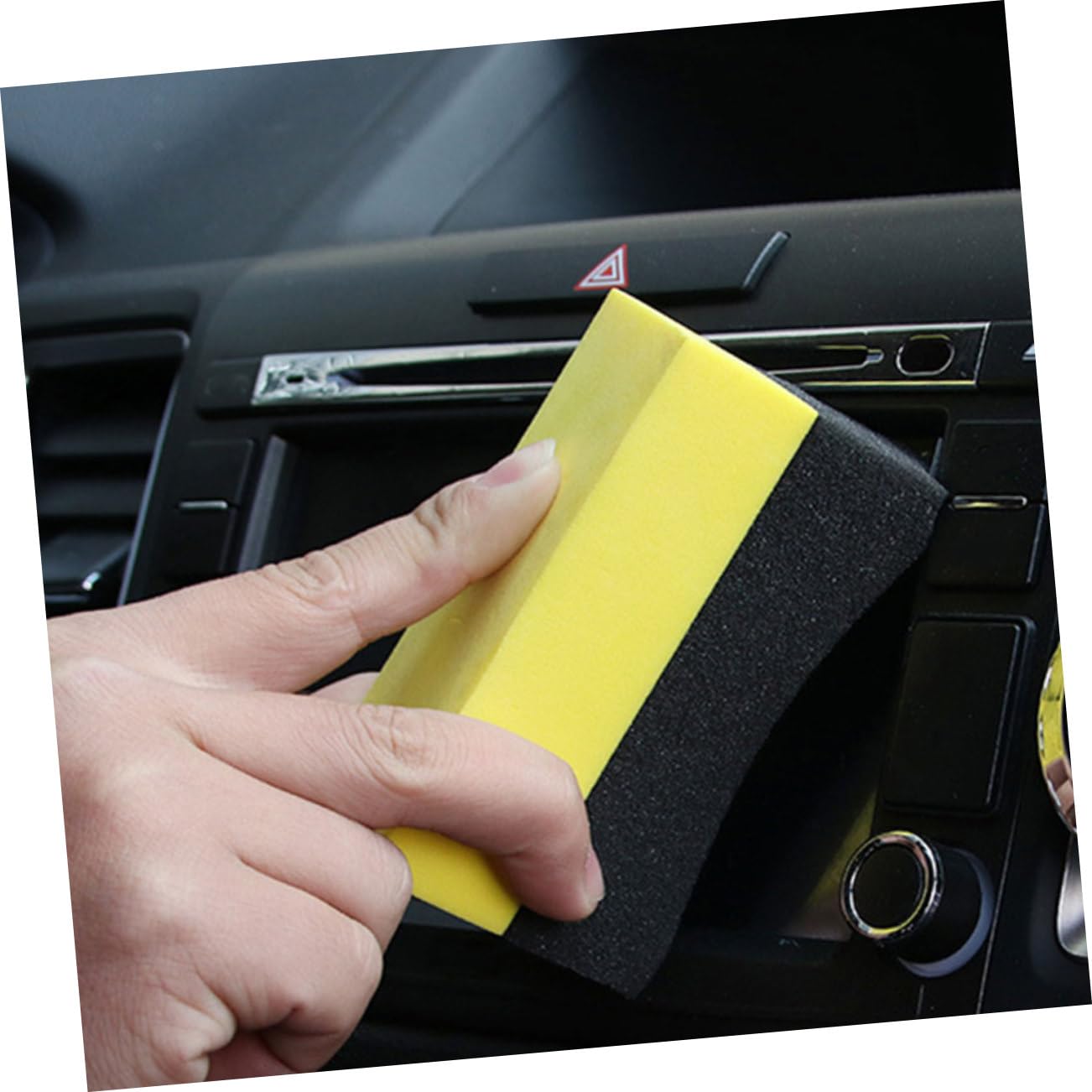 ULTECHNOVO 5 Set Spugne Per Lucidatura Pneumatici Strumenti Pulizia Portatili Per Interni Auto Assorbimento Eccellente Resistente All Usura E Facile Da Usare 10 Pezzi*5