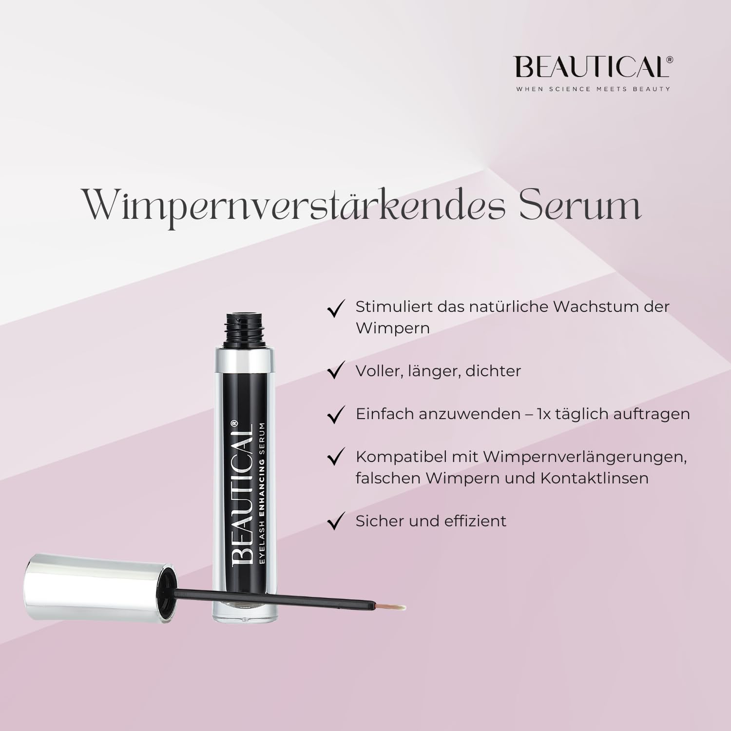 Wimpernserum mit Biotin und Hyaluronsäure, 3 ml