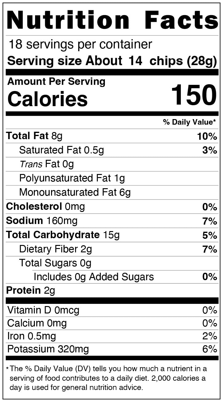 LITYS Premium Kettle Cooked Potato Chips with Olive Oil � Datyl Pepper & Lime � 18 oz