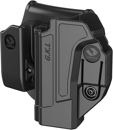 Miniatura 3 de Orpaz Funda G17 de la serie C compatible con Glock 17 OWB Holster  Unisex  Asegurará tu pistola con una apariencia táctica