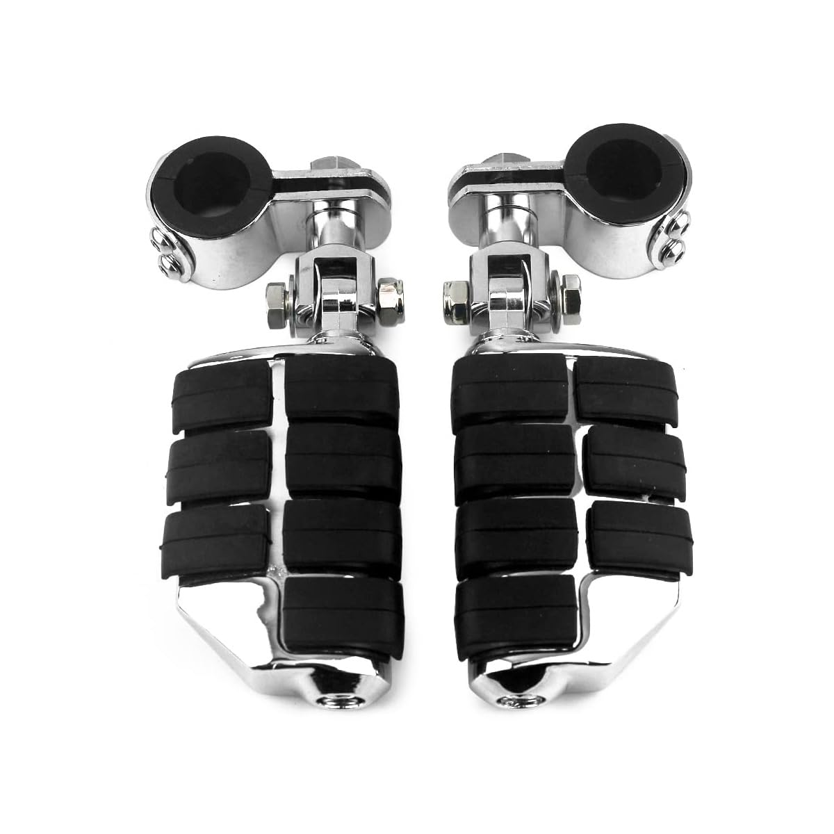 Huba Motorrad Universal Highway Pegs Fußstützen Fit Engine Guard Crash Bar 25mm -32mm