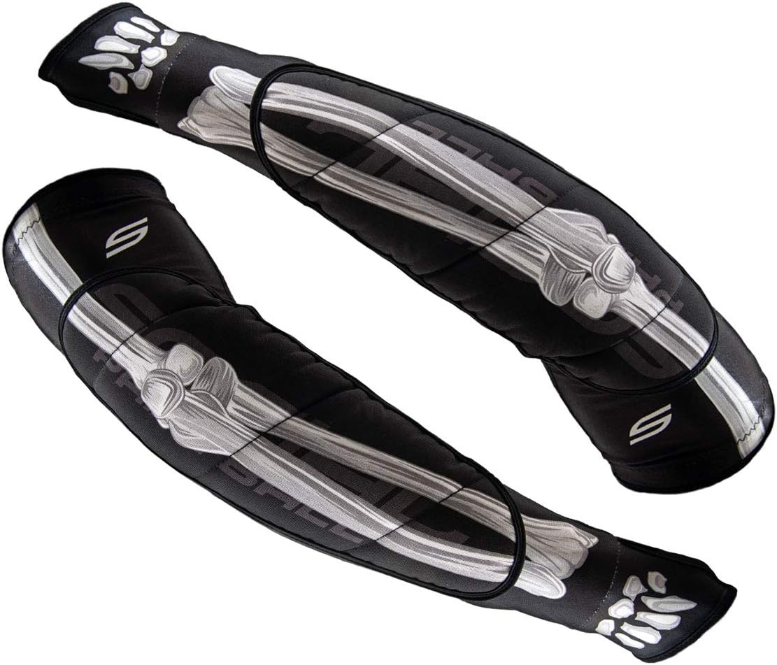 Social Paintball SMPL Arm & Elbow Pads Protection, Skeleton Bones