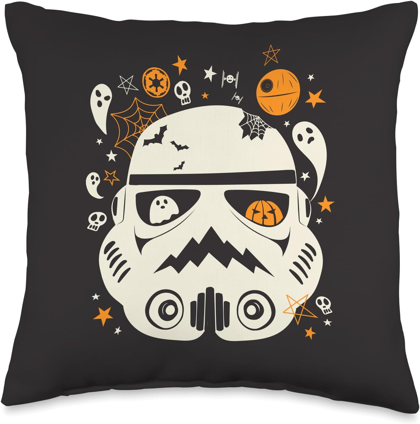 Star Wars Spooky Stormtrooper Halloween Throw Pillow