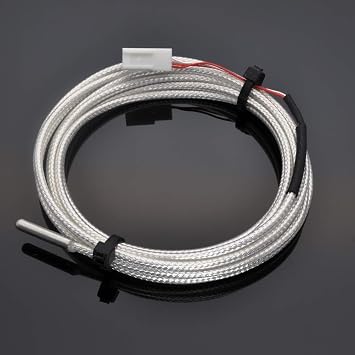 3D Printer Part UM2 m3 x 15mm PT100 Temperature Sensor A Thermocouple 1.4m Cable Compatible with Ultimaker 2 + Extended+ 3D Printer