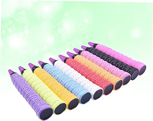 Miniatura 3 de VANZACK 10 Uds. Cinta antideslizante Accesorios deportivos Cinta deportiva Mango de raqueta de tenis Accesorios de bádminton Cinta de mango de tenis