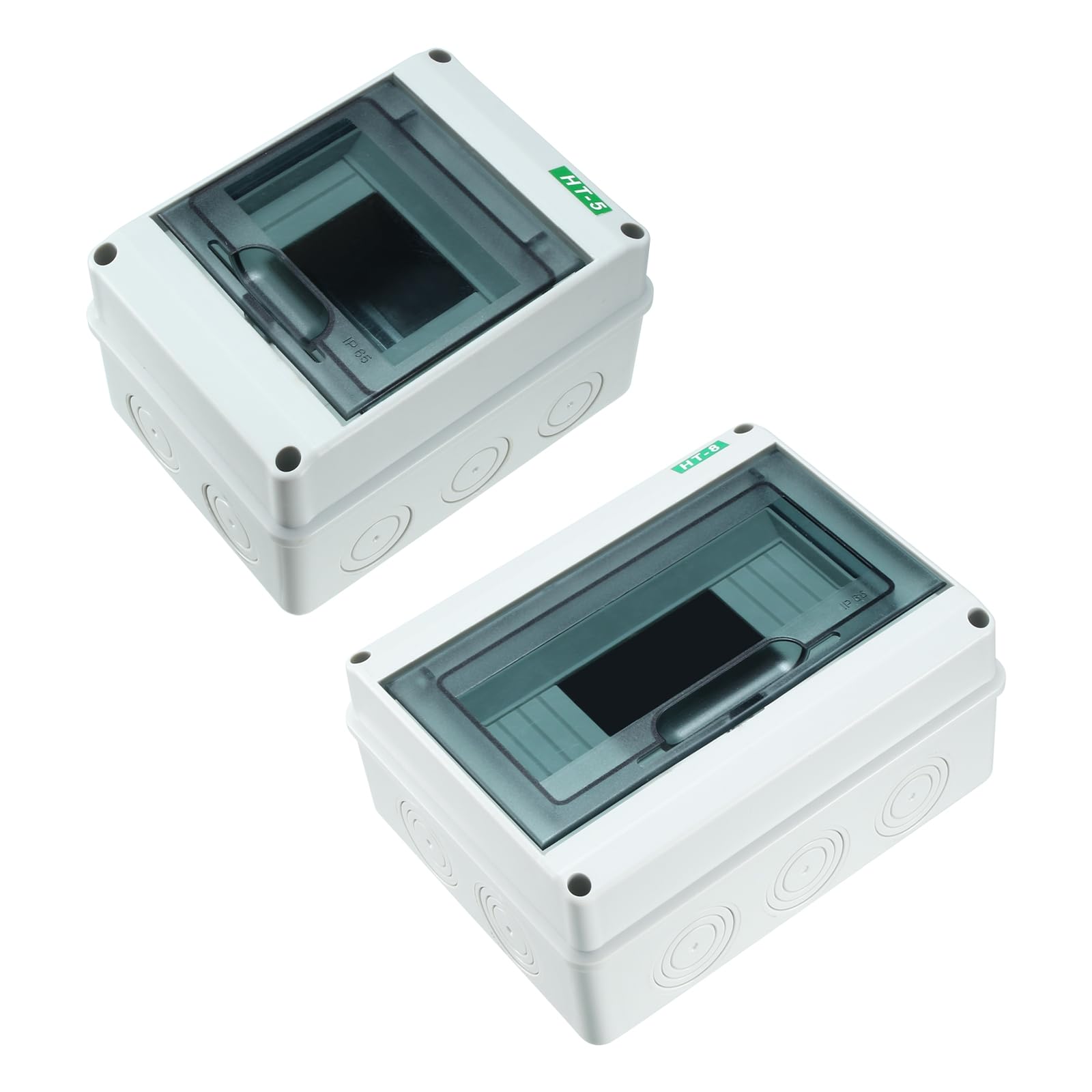 MECCANIXITY Distribution Protection Box IP65 ABS Transparent Cover for Circuit Breaker Indoor on The Wall Pack of 2-picture-23