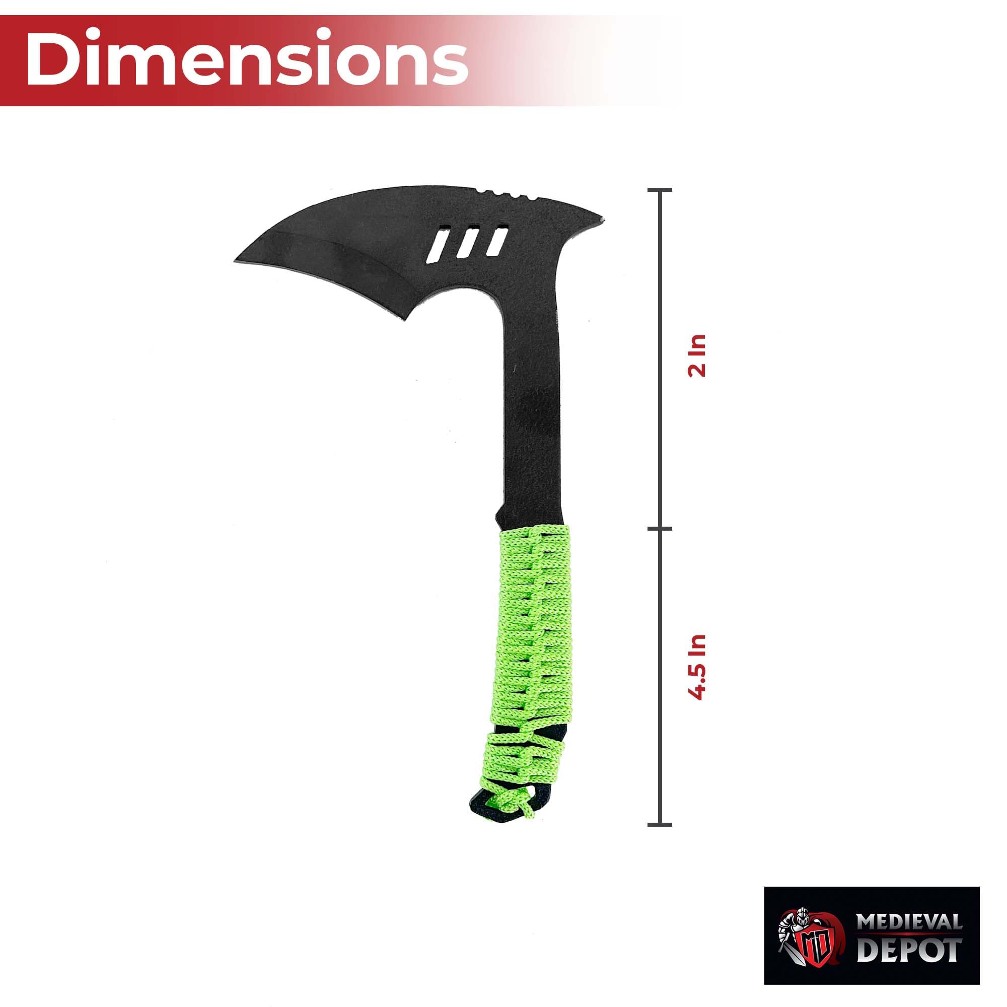 Amazon.com : MedievalDepot Full Tang Throwing Pickaxe: Tactical