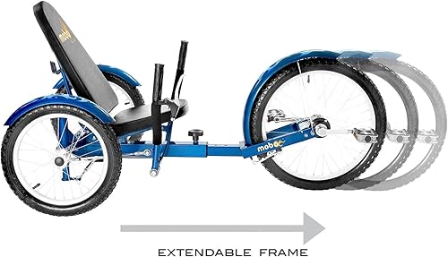 Miniatura 3 de Mobo Triton Pro - Bicicleta reclinada de 3 ruedas. Triciclo para adultos, triciclo para personas mayores y jóvenes