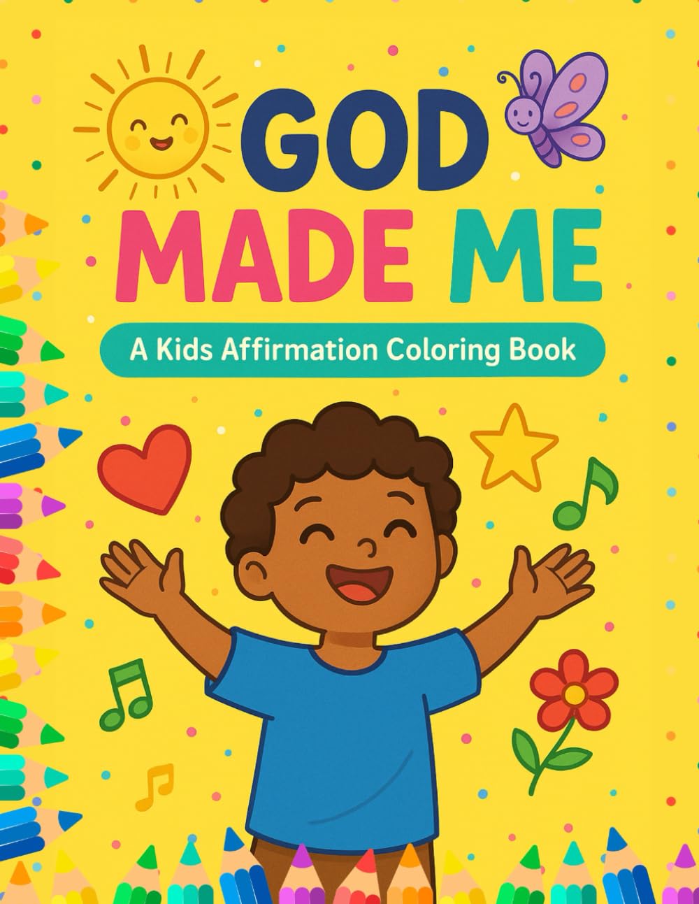 “God Made Me": A Kids’ Affirmations Coloring Book