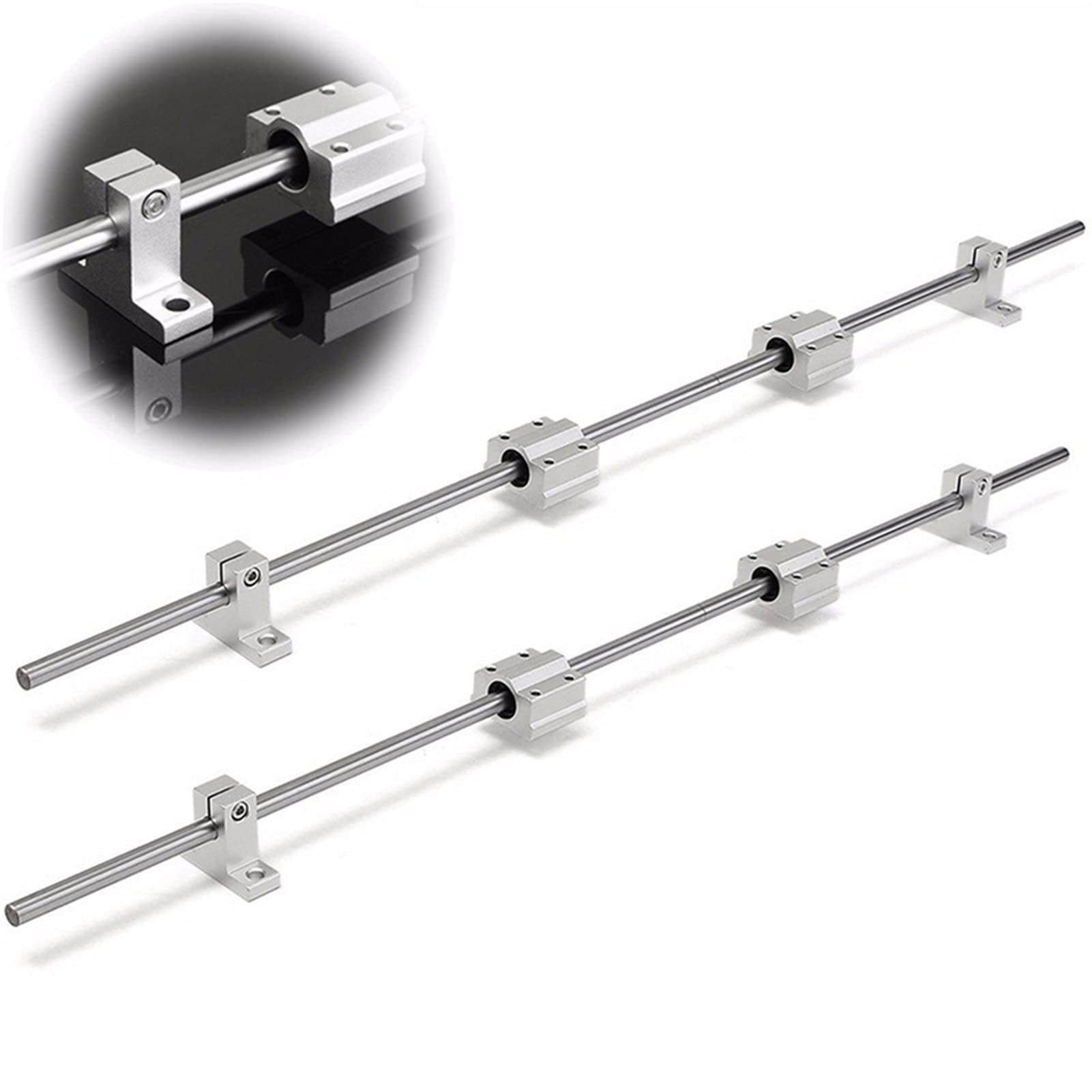 Bloc De Roulement SCS8UU, Arbre Linéaire De 8mm, 10 Pièces