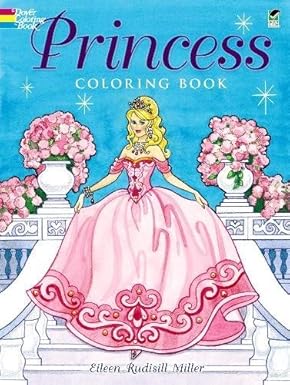 Princess Coloring Book (Dover Coloring Books): Miller, Eileen Rudisill ...