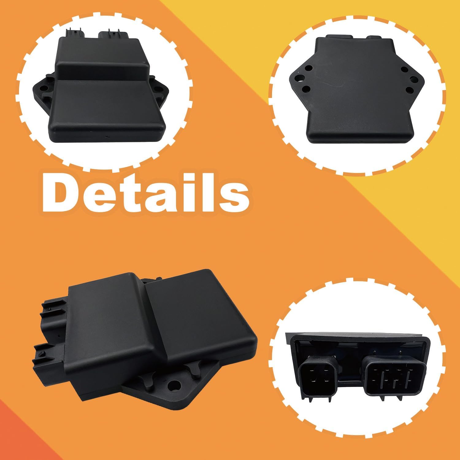 Ignition Coil CDI Box Spark Plug, Compatible withCompatible with Suzuki DRZ400S 2001-2007 DRZ400E 2000-2007 Replace Part No. MC-SK400 MC-SK400-A