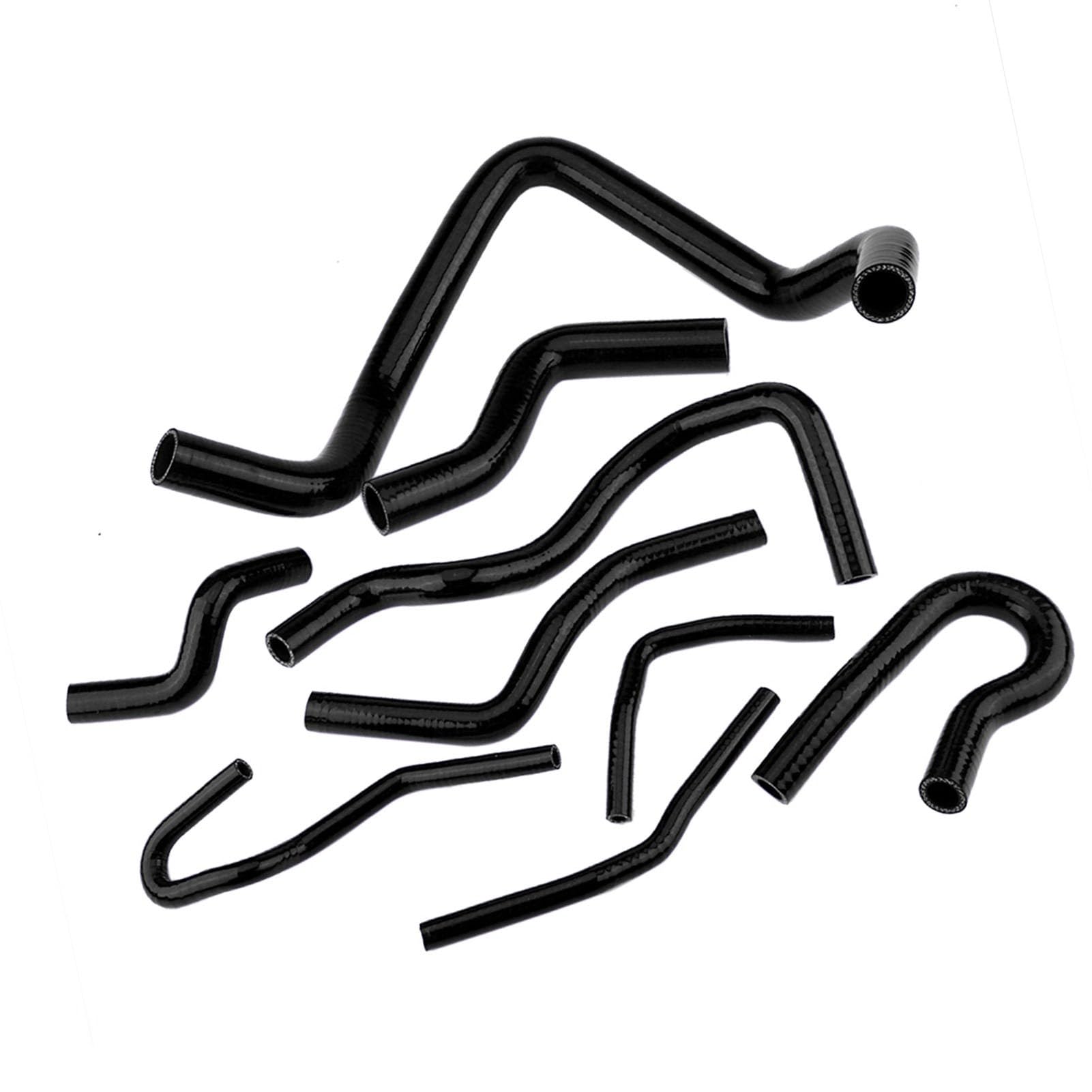 Kit 9 Tubi Radiatore Silicone Nero D15 D16 EG EK SOHC 1992-2000 | Raffreddamento Motore Resiste 260°C / 5,8 Bar, Senza Modifiche Per Tuning E Manutenzione Auto