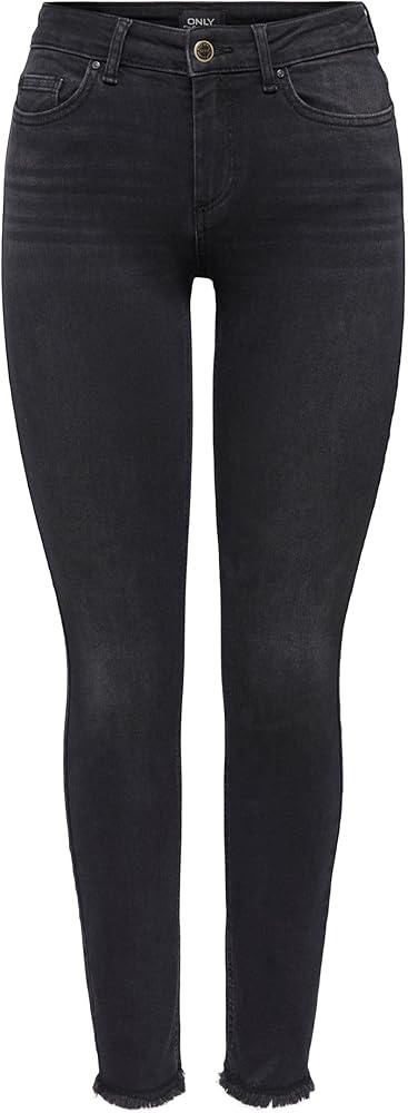 ONLY Women's Jeans Onlblush Mid Sk Ak R Rea4347 Tall Noos