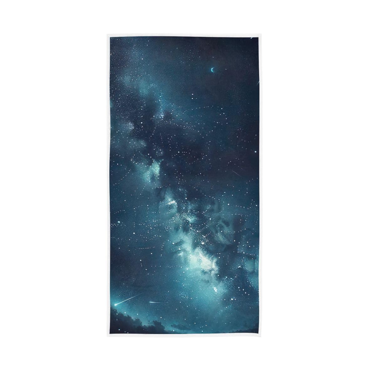LSRCPD Sky Full of Stars Hand Towels, 15 x 30 Inches, Soft Highly Absorbent Towels for Bathroom Gym Hotel