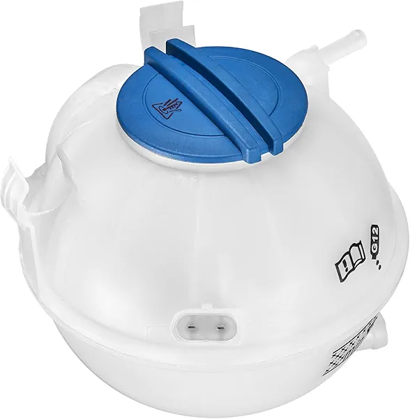 EVIL ENERGY Coolant Reservoir, Compatible with Volkswagen Beetle Passat GTI Jetta Golf R Audi A3 Q3 TT Quattro, Replacement for 1K0121407A