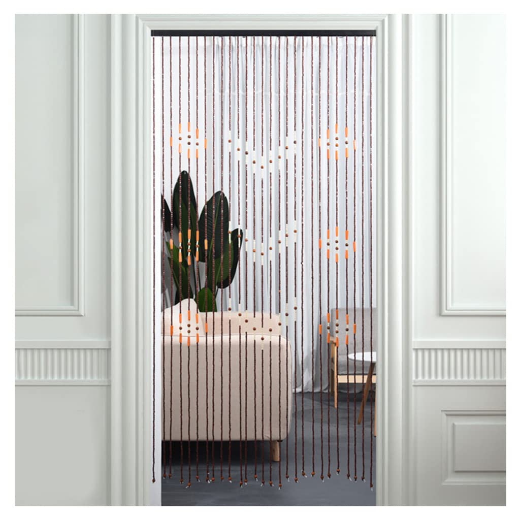 Rideau de porte en perles de ficelle robuste pour placard de chambre moderne