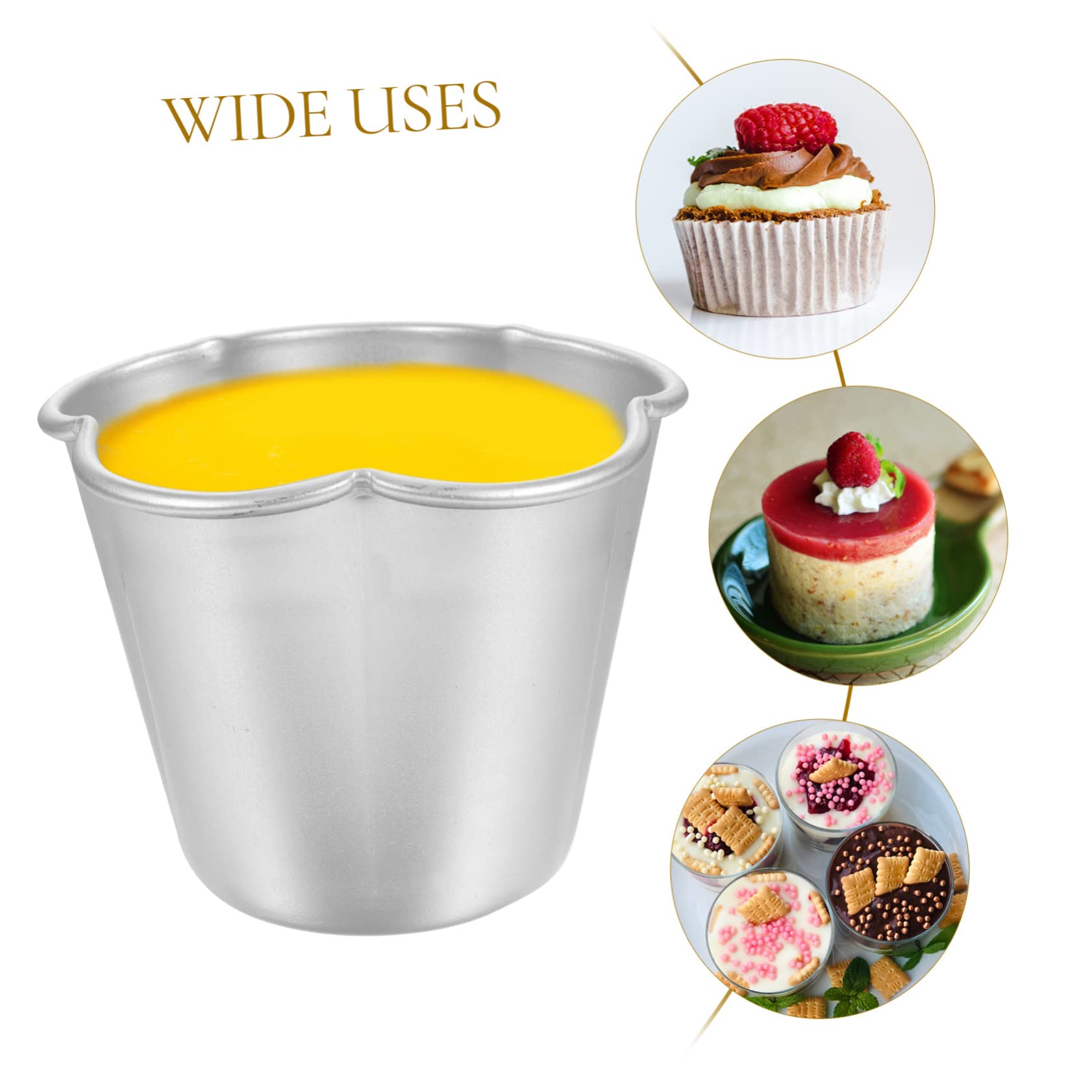 Abaodam 18piezas Moldes Para Muffins De Multifuncional Moldes De Hornear Para Pasteles y Postres Accesorios De Repostería Para Tartas y Gelatinas