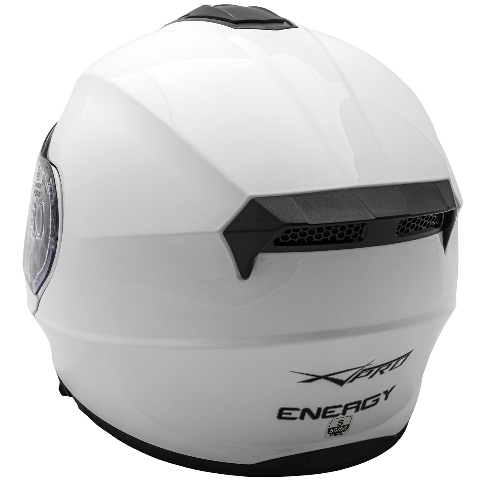 Casco Apribile P/J Modulare Sport Moto Touring Visiera Parasole Bianco M