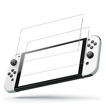 Nintendo Switch 本体、および保護ガラス　新品、未開封 Nintendo Switch OLED Model 強化ガラス保護フィルム 2.5D