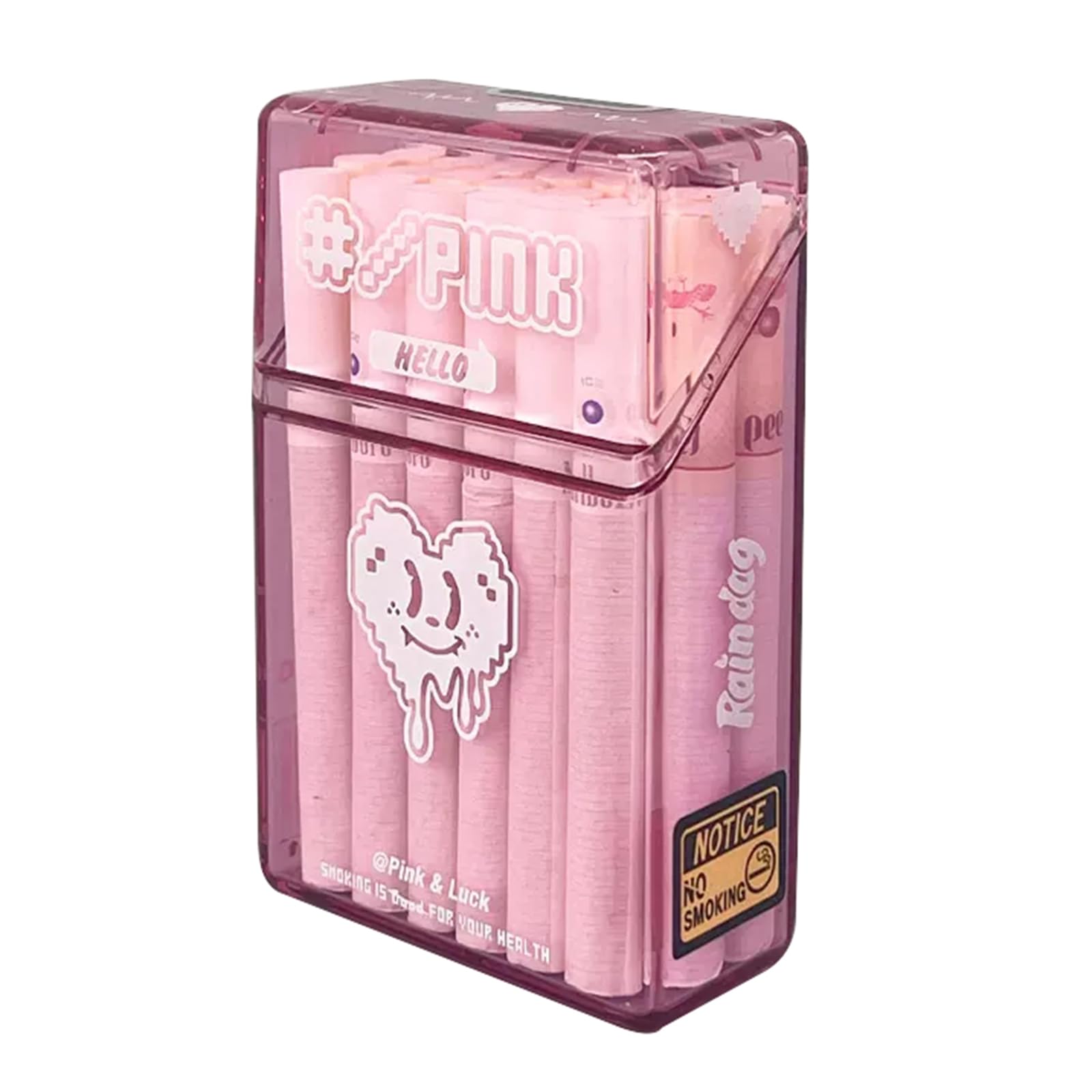 pink pack of cigarettes Cigarette Case for Cigarettes Transparent Plastic Flip Top Portable Cigarette  Box Pink for 20 Cigarettes, One Size, Pink : Amazon.com.be: Health &  Personal Care
