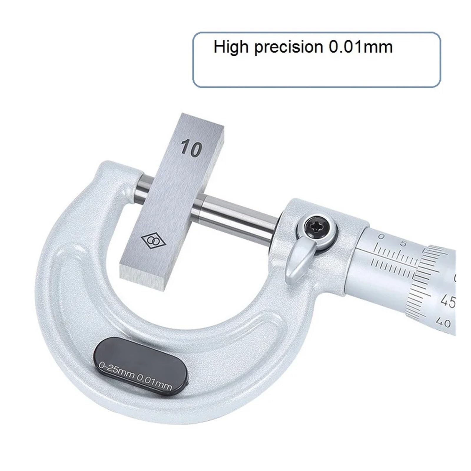 Mechaniczny mikrometr spiralny 0,01 mm Mikrometry zewnętrzne Mikrometr śrubowy o wysokiej precyzji Narzędzia pomiarowe z podziałką Testowanie średnicy(75-100mm)