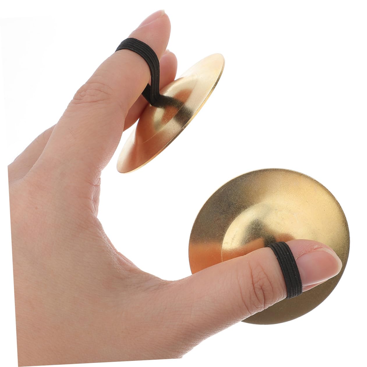 Fingerzimbeln 10 Paar Kleiner Fingerbecken aus Kupfer und Eisen