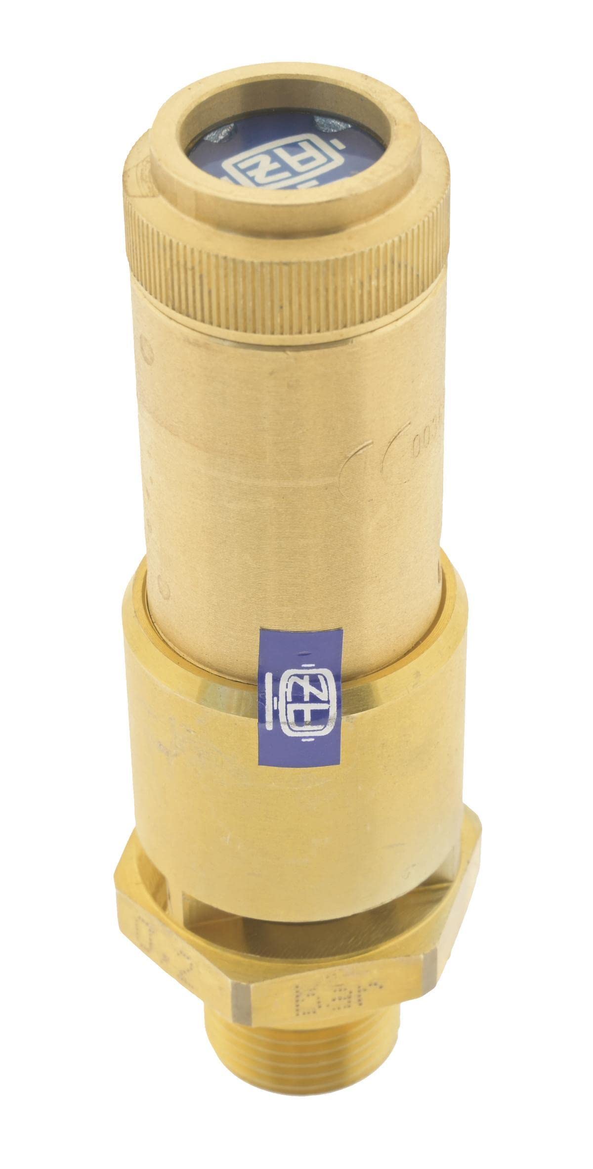TÜV-Sicherheitsventil G 3/8" (DN10), 19,10 bar, Messing fest eingestellt verplombt