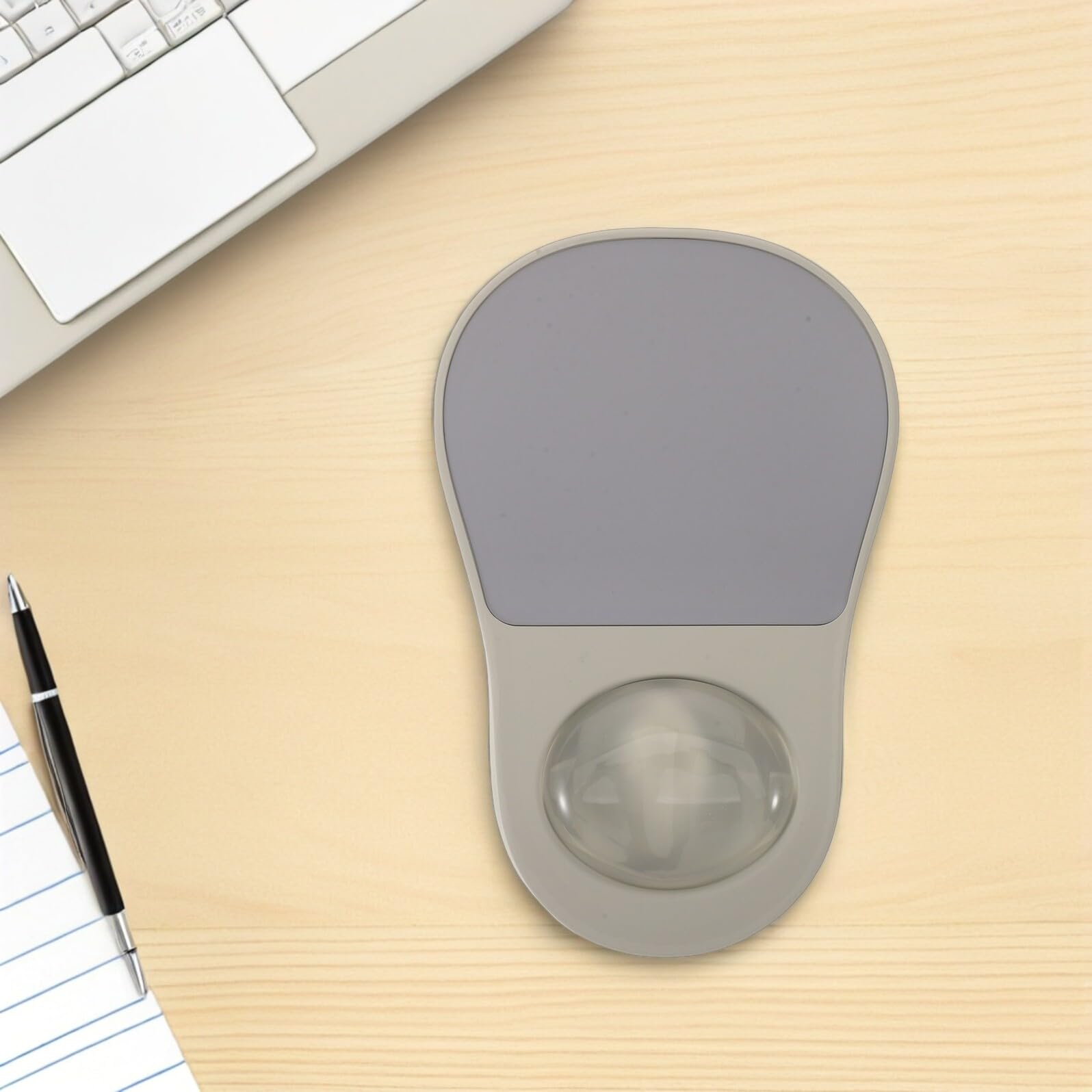 Tappetino Mouse Antiscivolo Poggiapolsi Ergonomico in Gel per Ufficio e Gaming con Supporto Polso