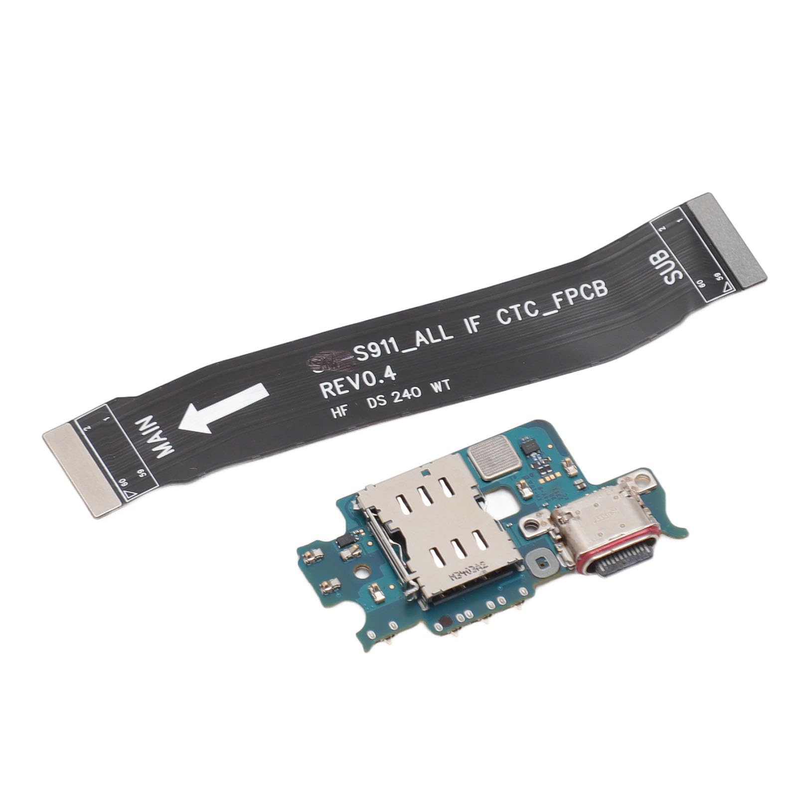 S23 SM S911U USB C Porta di Ricarica Cavo Flex Sostituzione